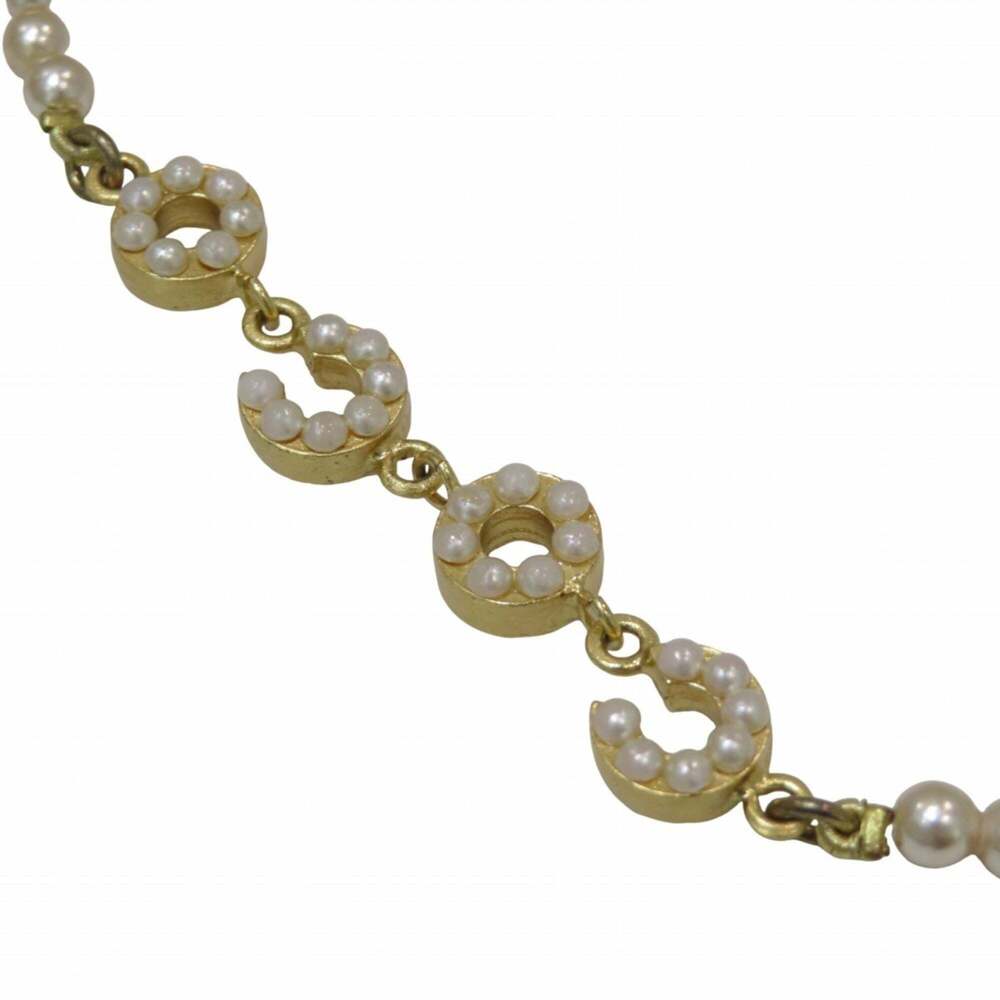 CHANEL Gold Pearl Necklace - Picture 8 of 9